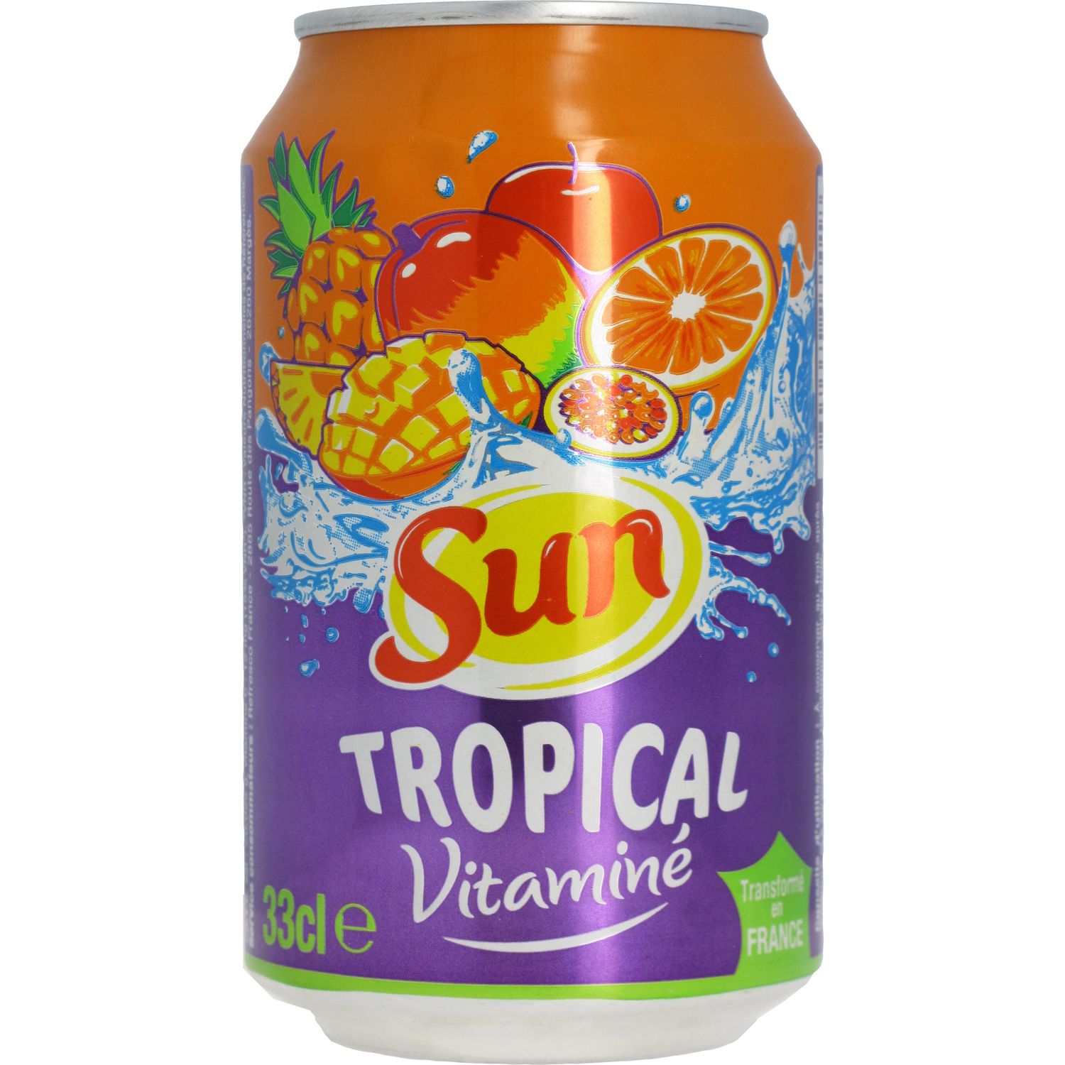 OASIS Tropical canette de jus vitaminé de 33 cl