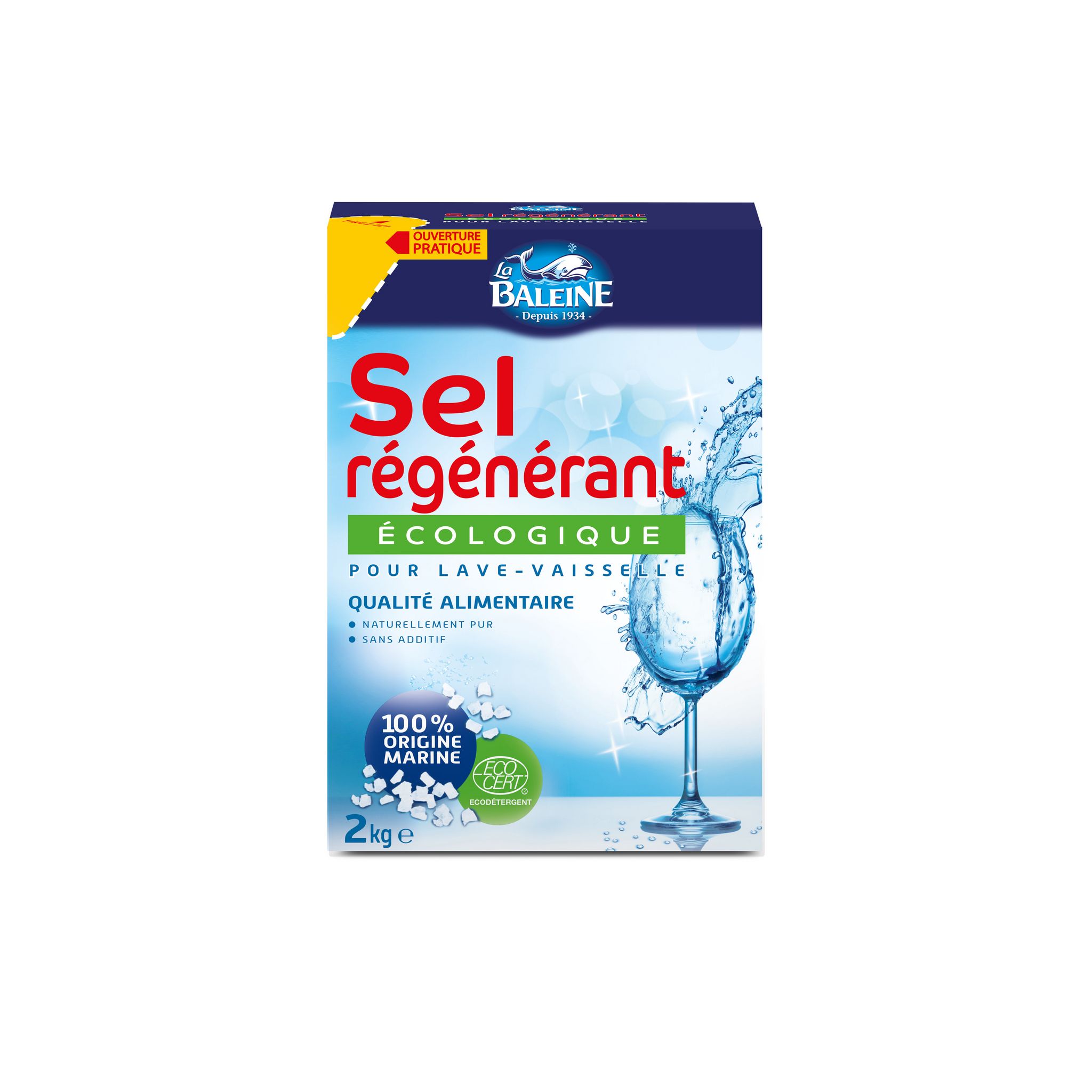 Sel régénérant pour lave vaisselle - 2 kg 