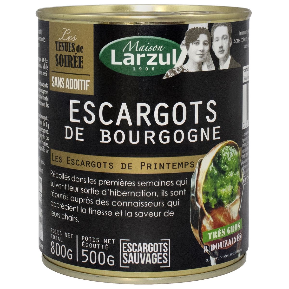 MAISON LARZUL Escargots de Bourgogne 500g