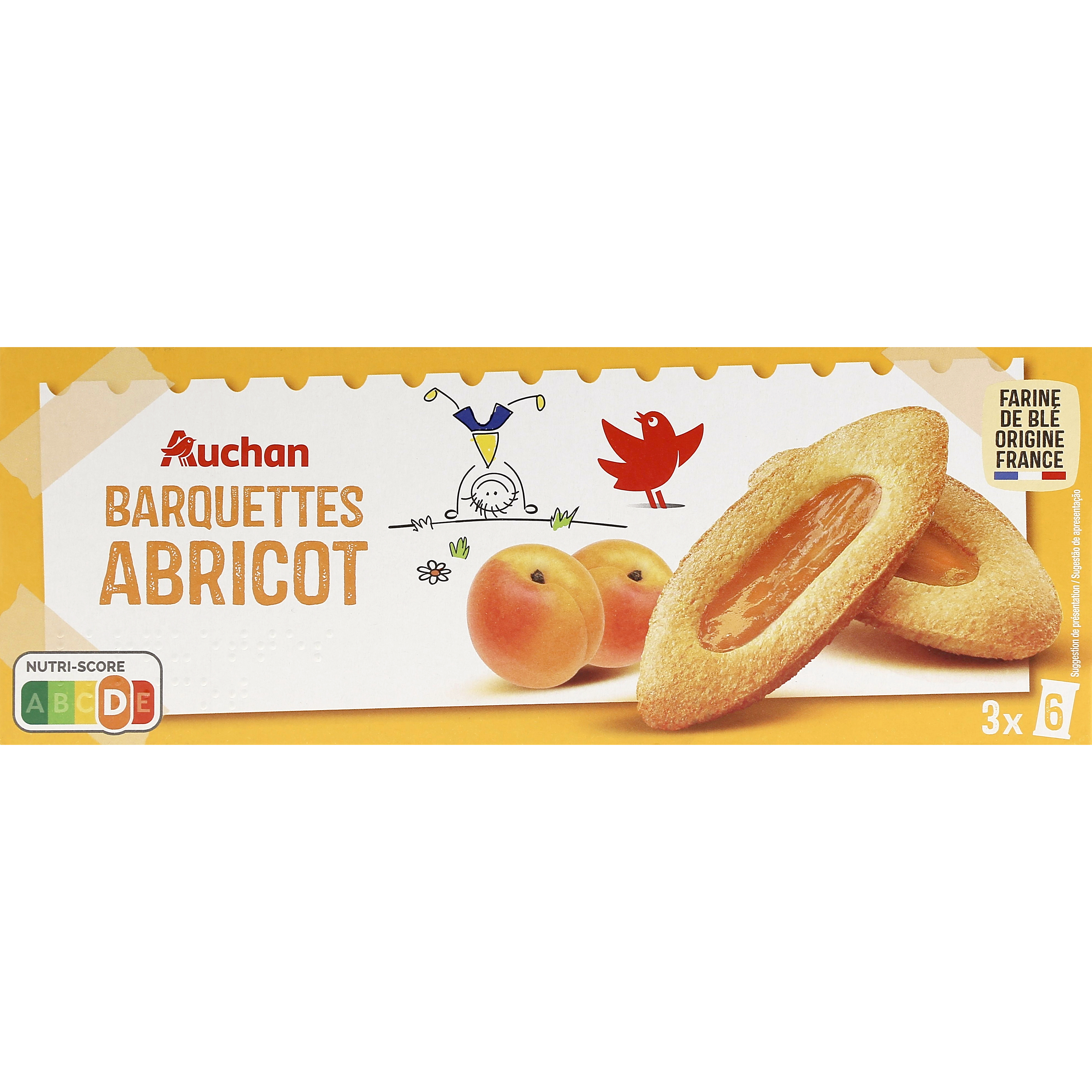 Biscuit barquette à la 120g Contenu