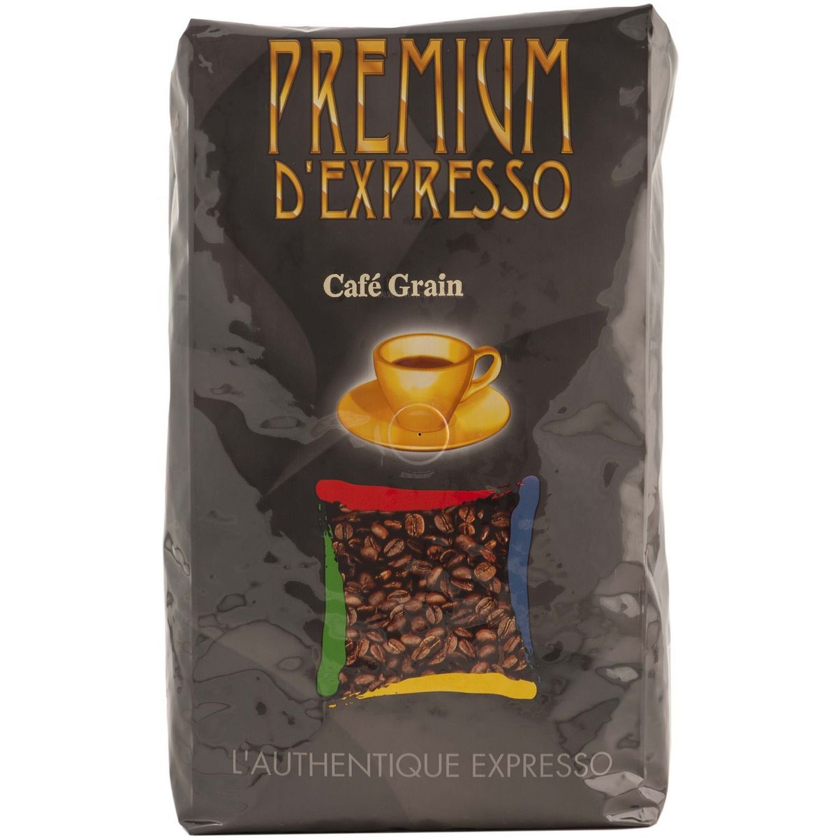 PREMIUM D'EXPRESSO Café en grain 1kg pas cher - Auchan.fr