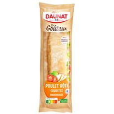 DAUNAT Le Goûteux sandwich baguette au poulet rôti et mayonnaise 1 pièce 220g