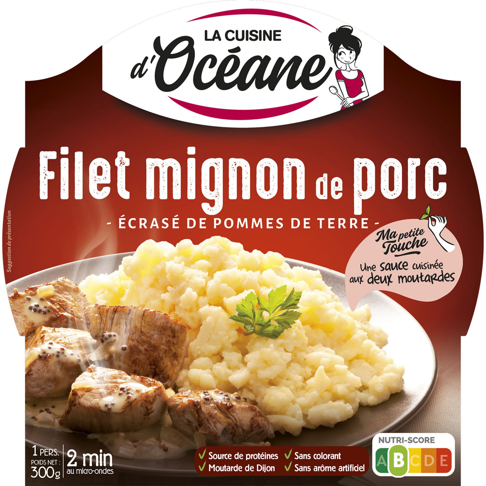 AUCHAN GOURMET Ecrasé de pommes de terre à la sarladaise 3 portions 450g  pas cher 