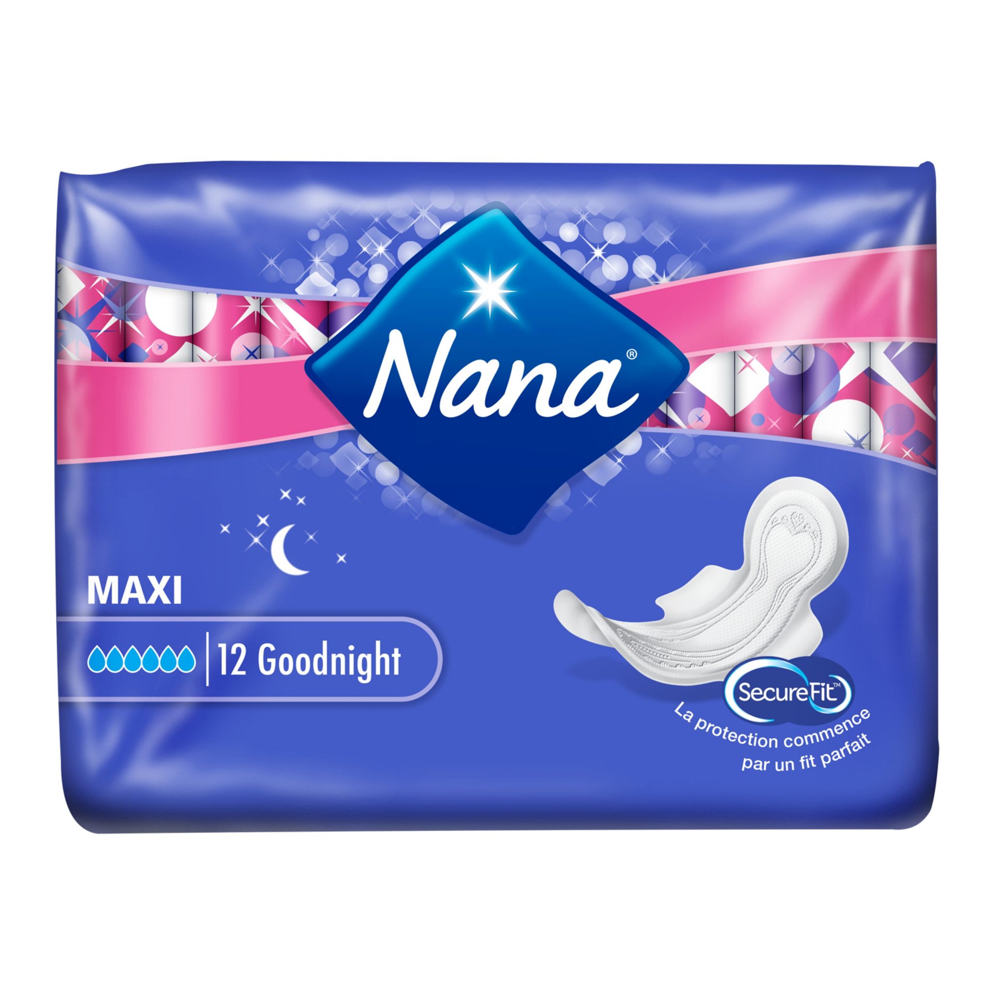 Achetez, Nana Serviettes hygièniques avec ailettes good night ultra 20  serviettes