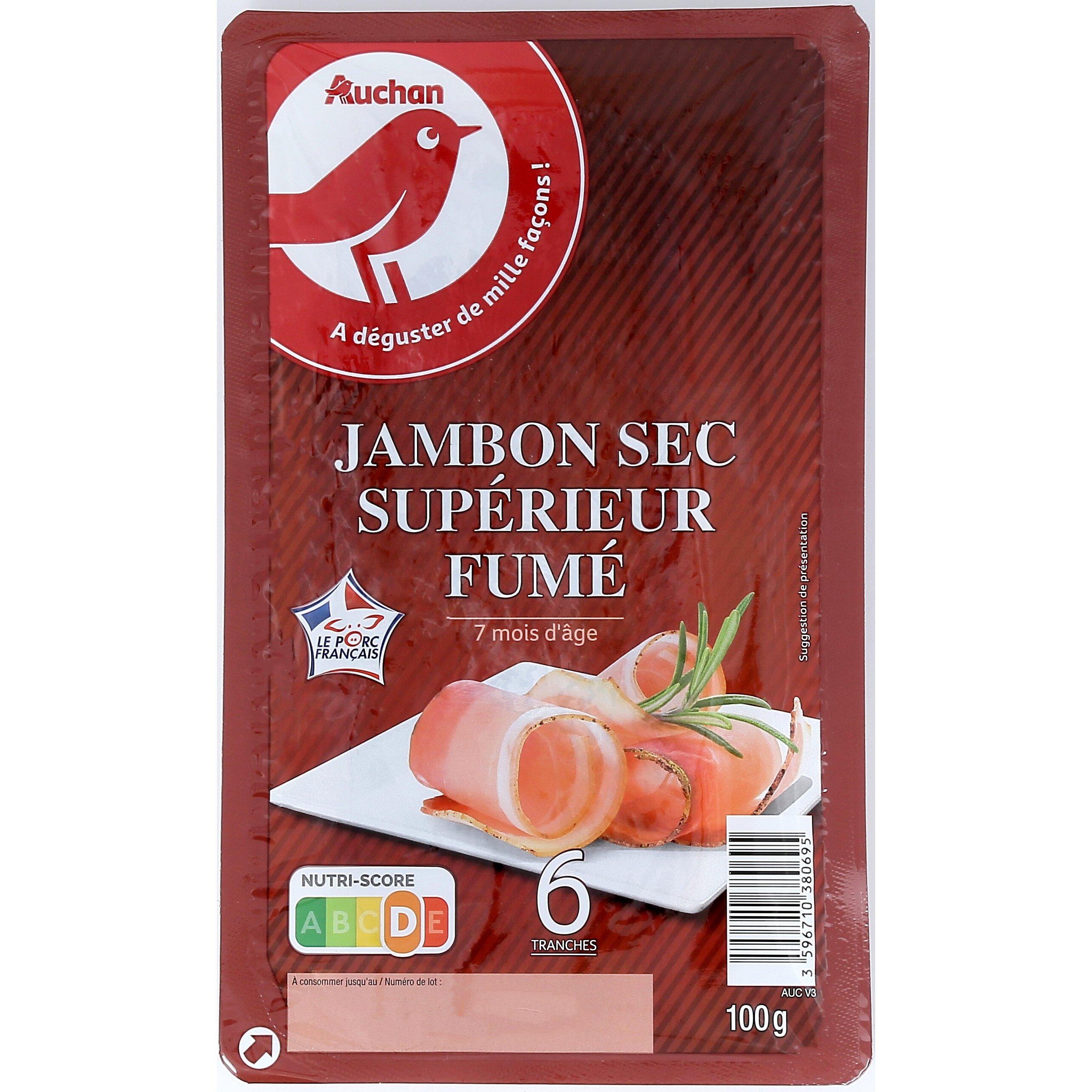 AUCHAN Jambon +griffe +couteau 6kg pas cher 