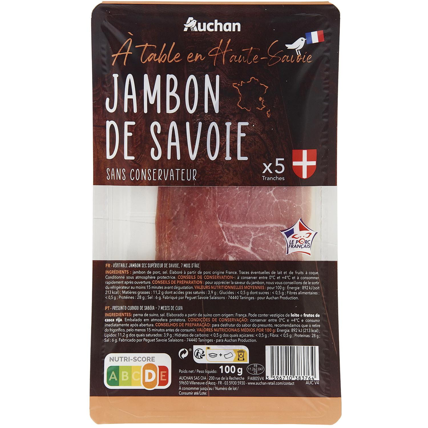 Jambon sec CARREFOUR