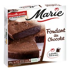 MARIE Fondant au chocolat 6 portions 470g