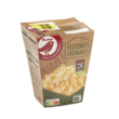 AUCHAN Pasta box conchiglie 4 fromages sans couverts 300g