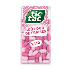 TIC TAC Goût duo de fraises 110 dragées 54g