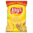LAY'S Chips saveur moutarde Pickles format familial 220g