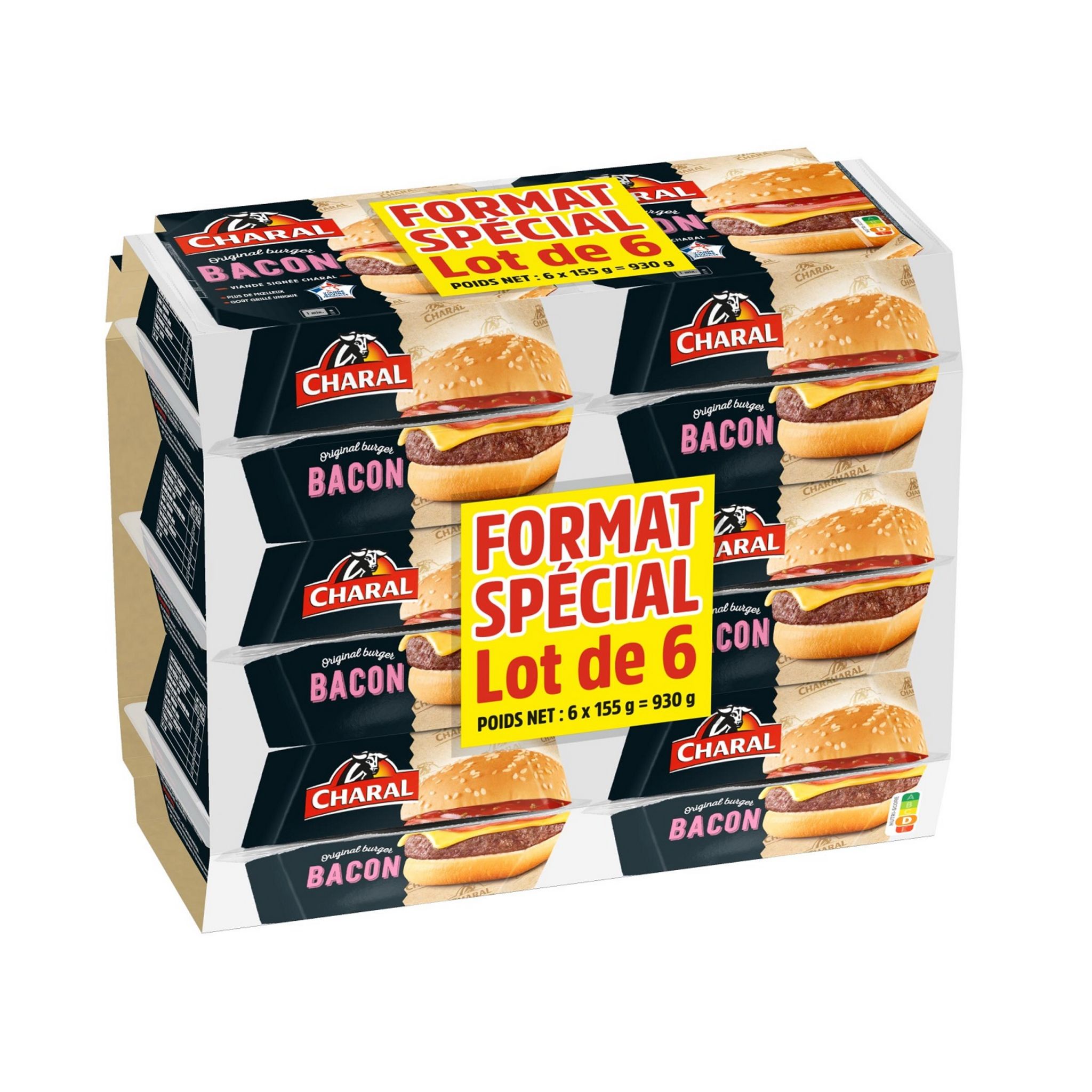 Original burger BACON - Charal - 155 g