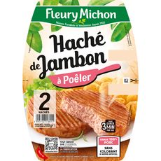 FLEURY MICHON Hâché de jambon 2 pièces 200g