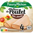 Fleury Michon FLEURY MICHON Blanc de poulet rôti à la broche