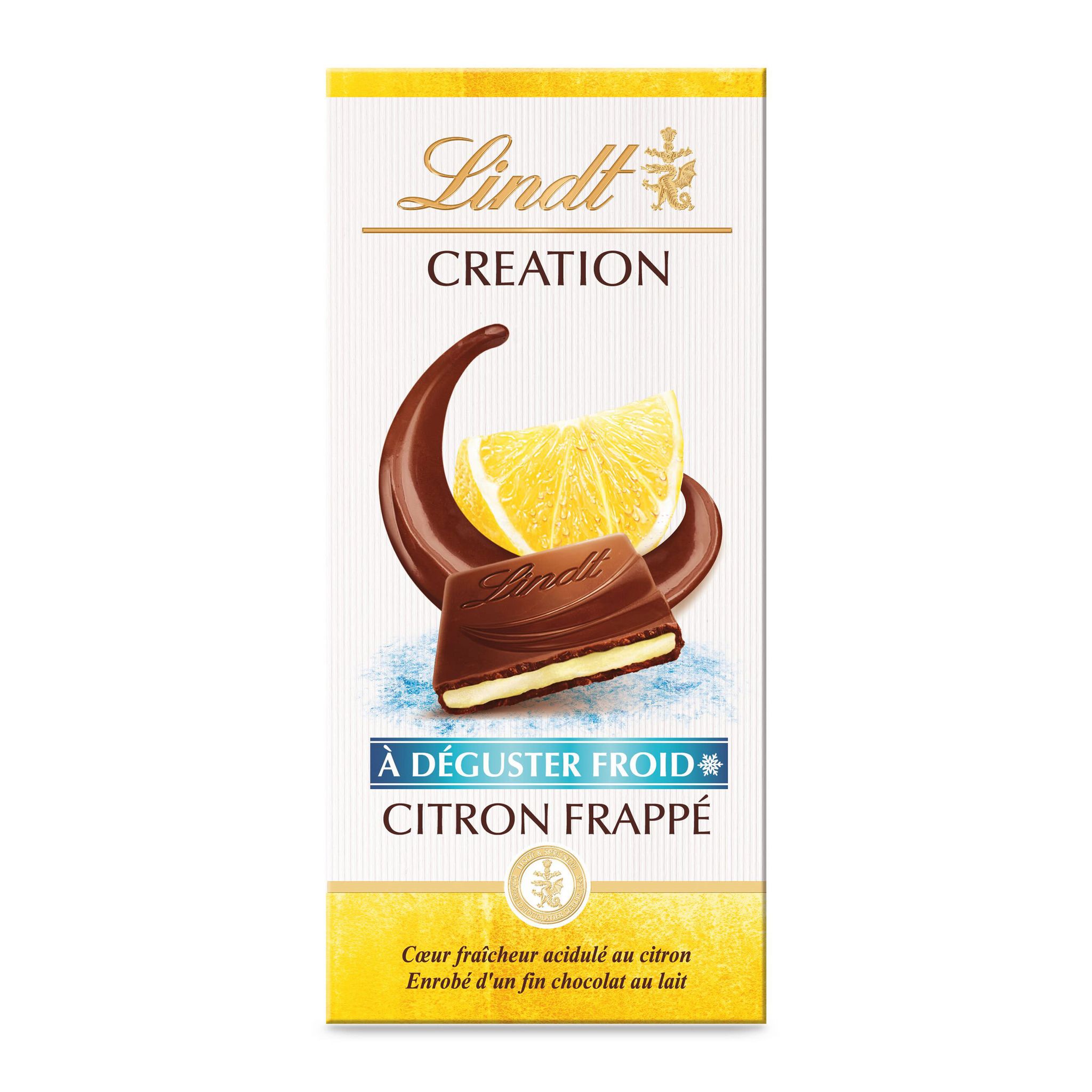 LINDT Création tablette de chocolat au lait fourré tiramisu 1 pièce 150g  pas cher 