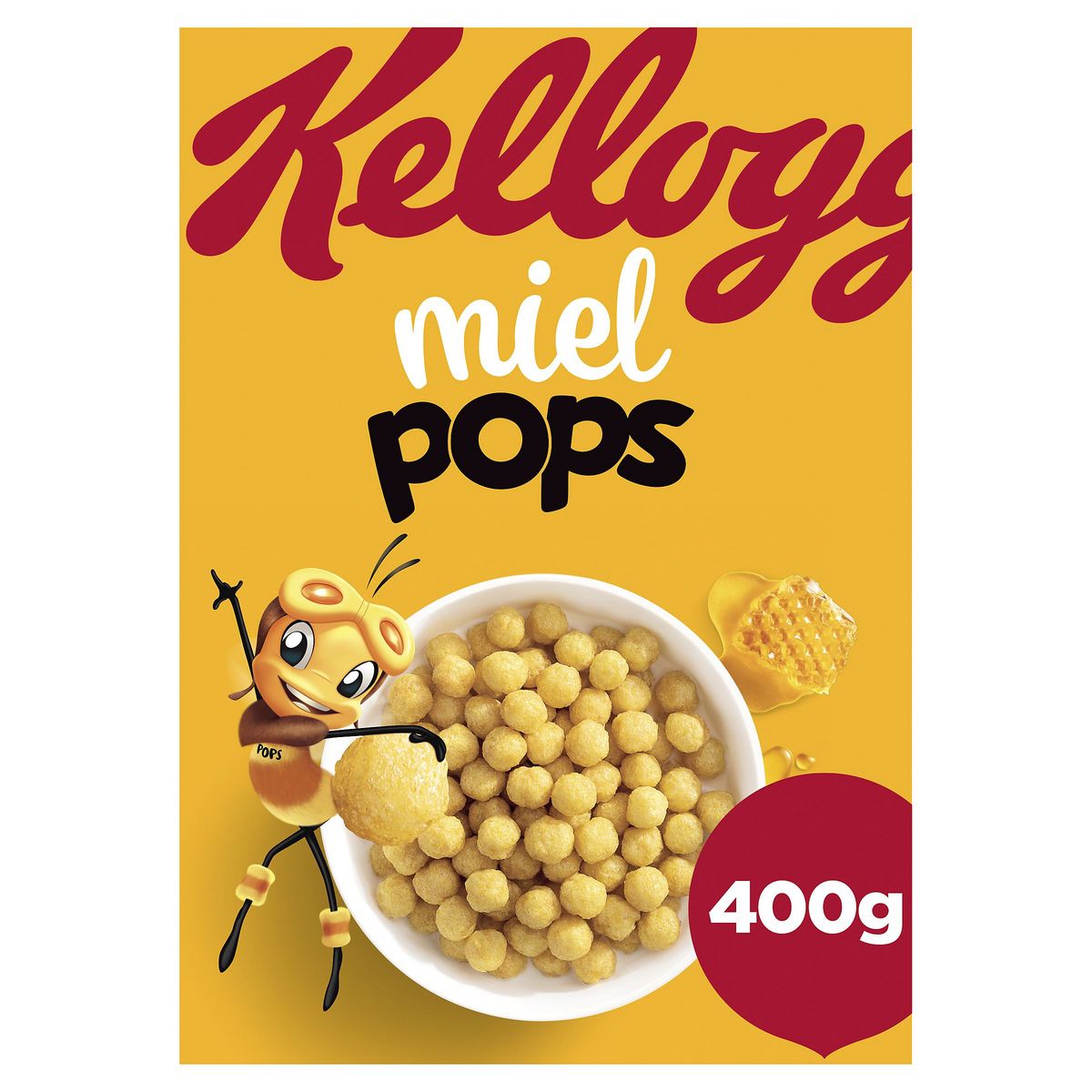 KELLOGG'S Miel Pops Céréales au miel 400g