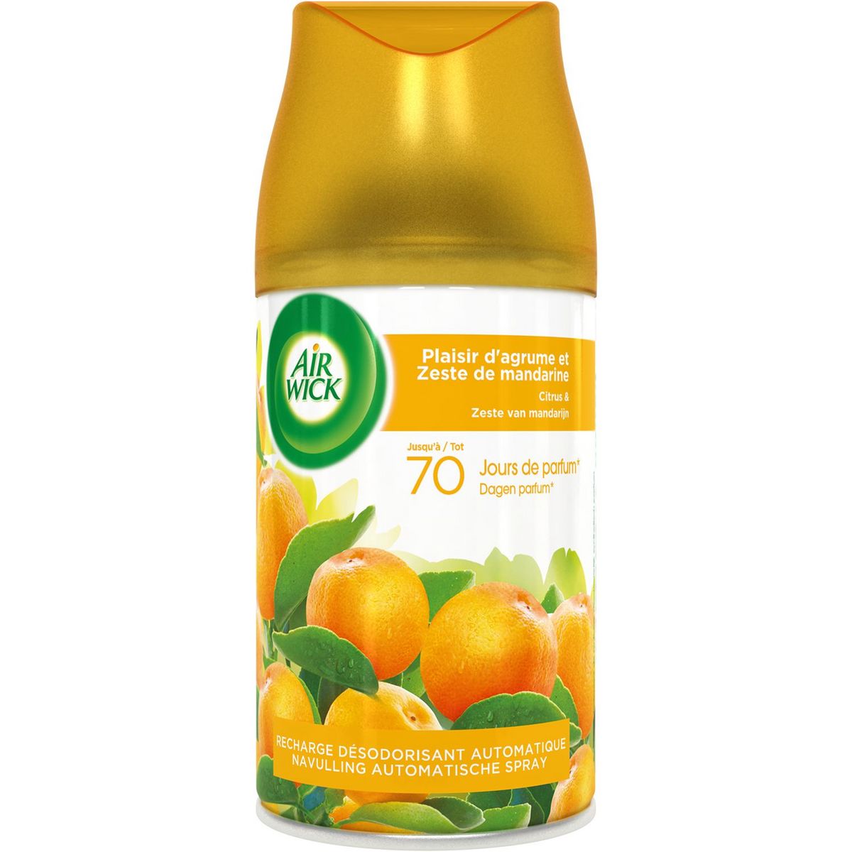 AIR WICK Freshmatic recharge désodorisant agrume et mandarine 250ml