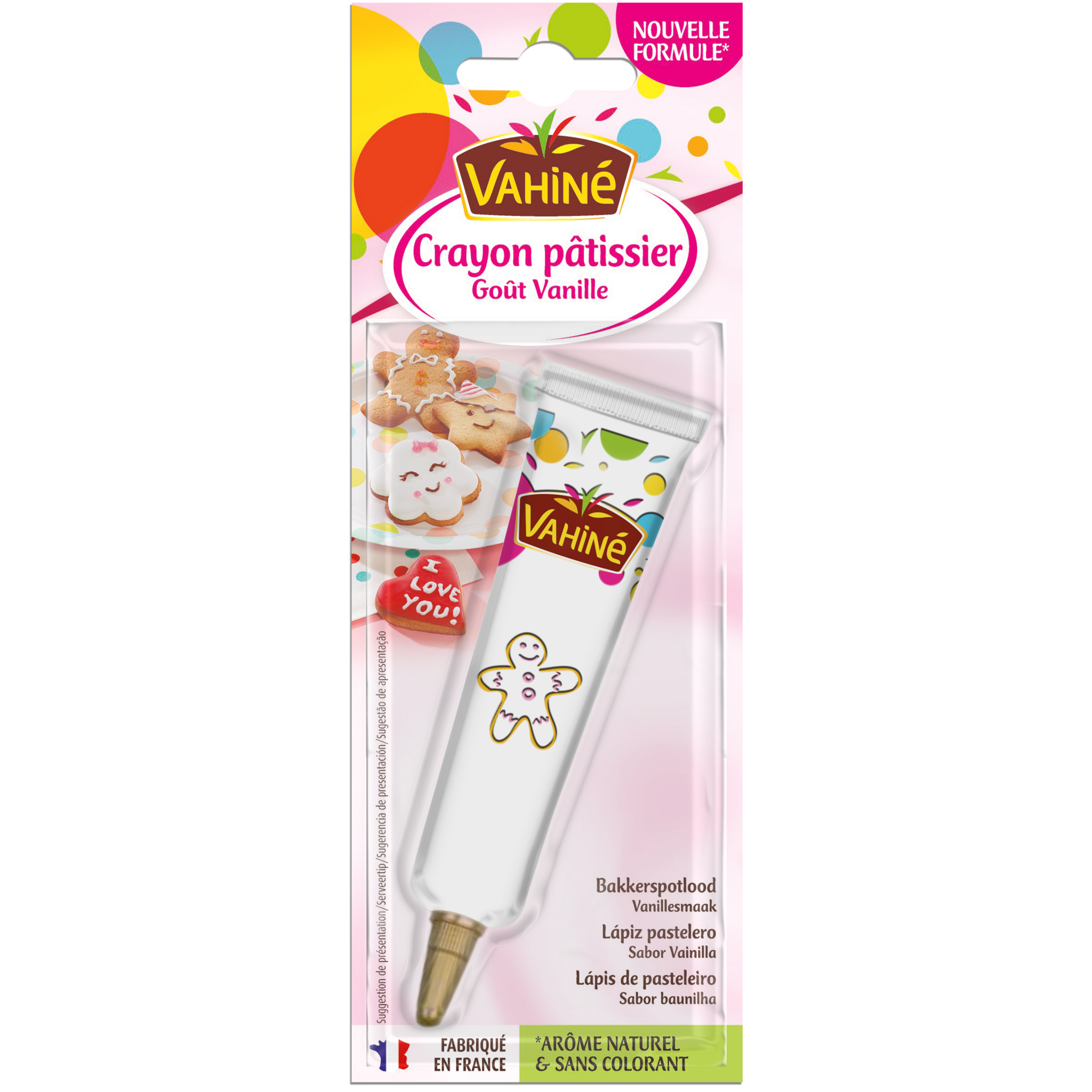 VAHINE Crayon pâtissier blanc goût vanille 25g pas cher - Auchan.fr