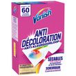 VANISH Lingettes anti décoloration 60 lavages 30 lingettes