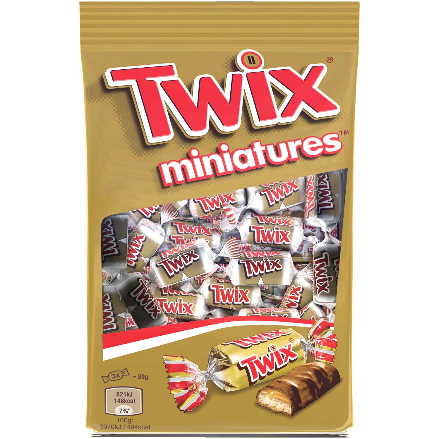 MARS Miniatures barres chocolatées au caramel 130g pas cher 