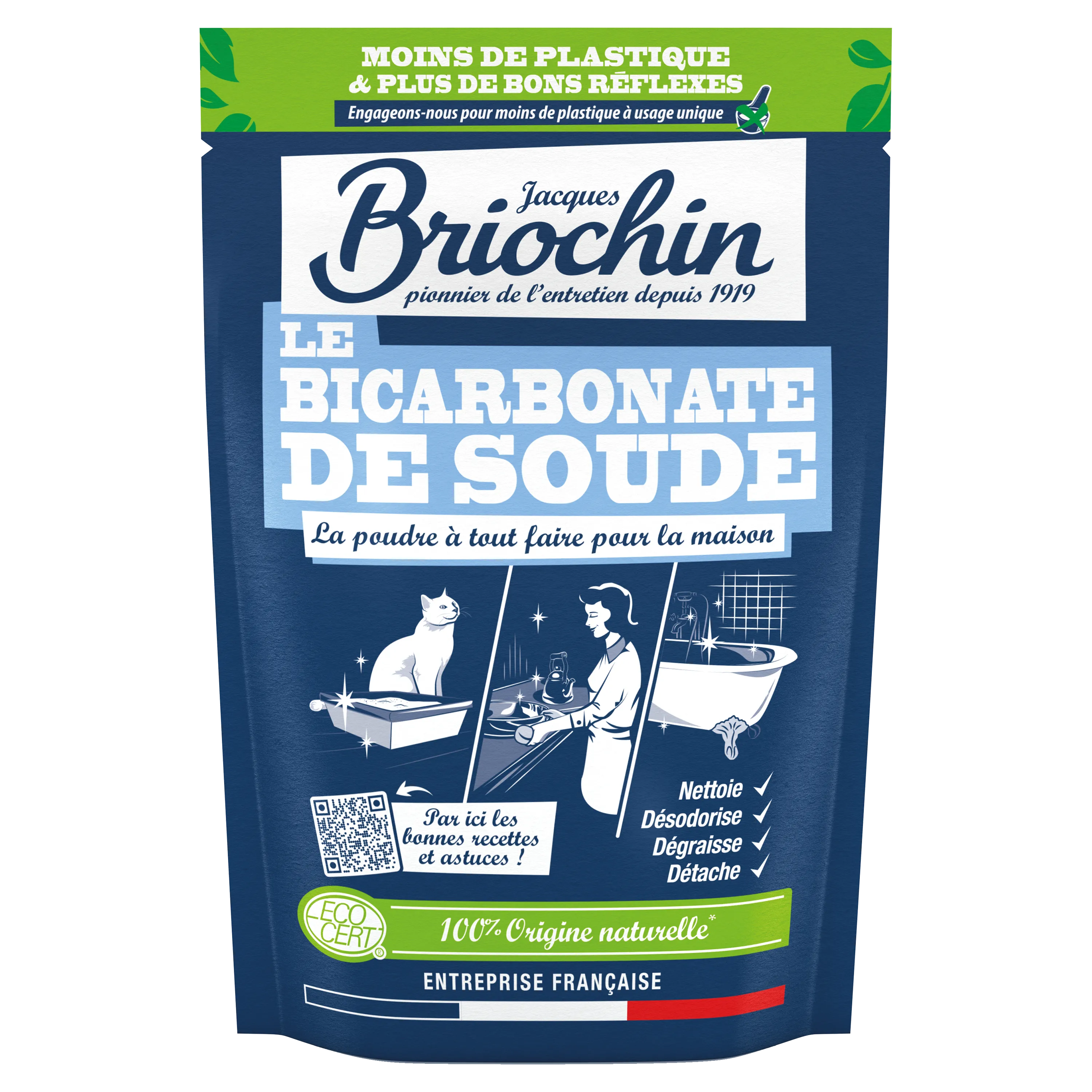 Nettoyant Ménager Au Bicarbonate De Soude BRIOCHIN : le spray de