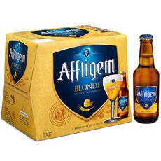 AFFLIGEM Bière blonde belge d'abbaye 6,7% bouteilles 12x25cl