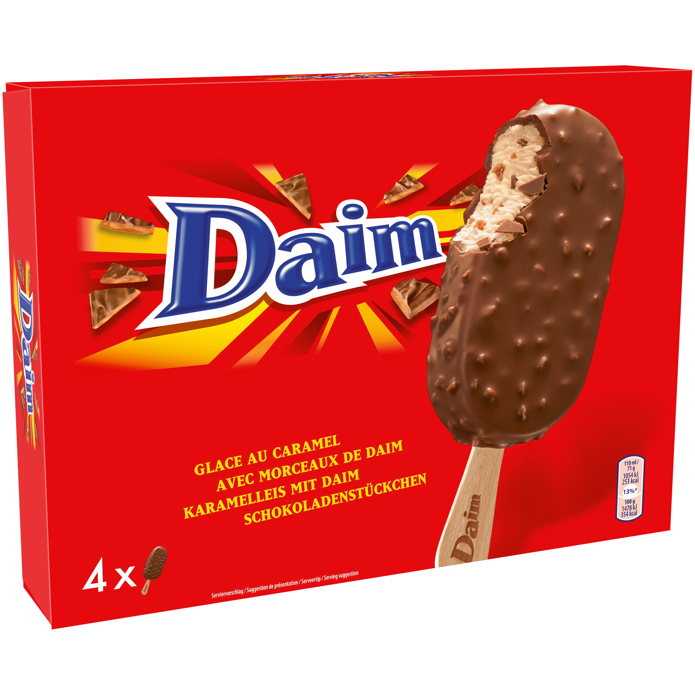 Grossiste Chocolat caramel 200g - DAIM