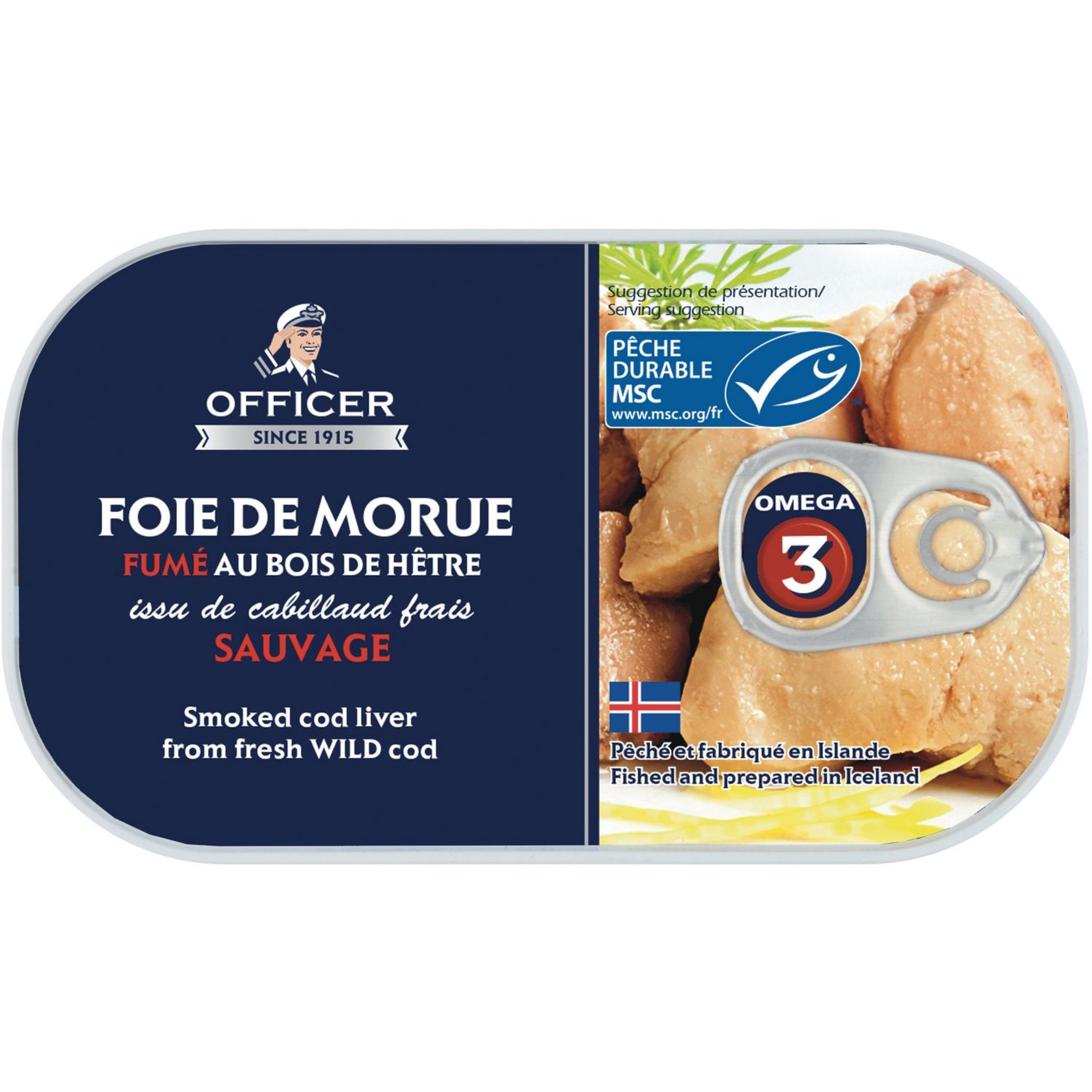 Foie de morue, fumé au bois de hêtre - Connétable