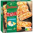 BUITONI Fiesta - Pizza 3 fromages à partager 12 pièces 500g