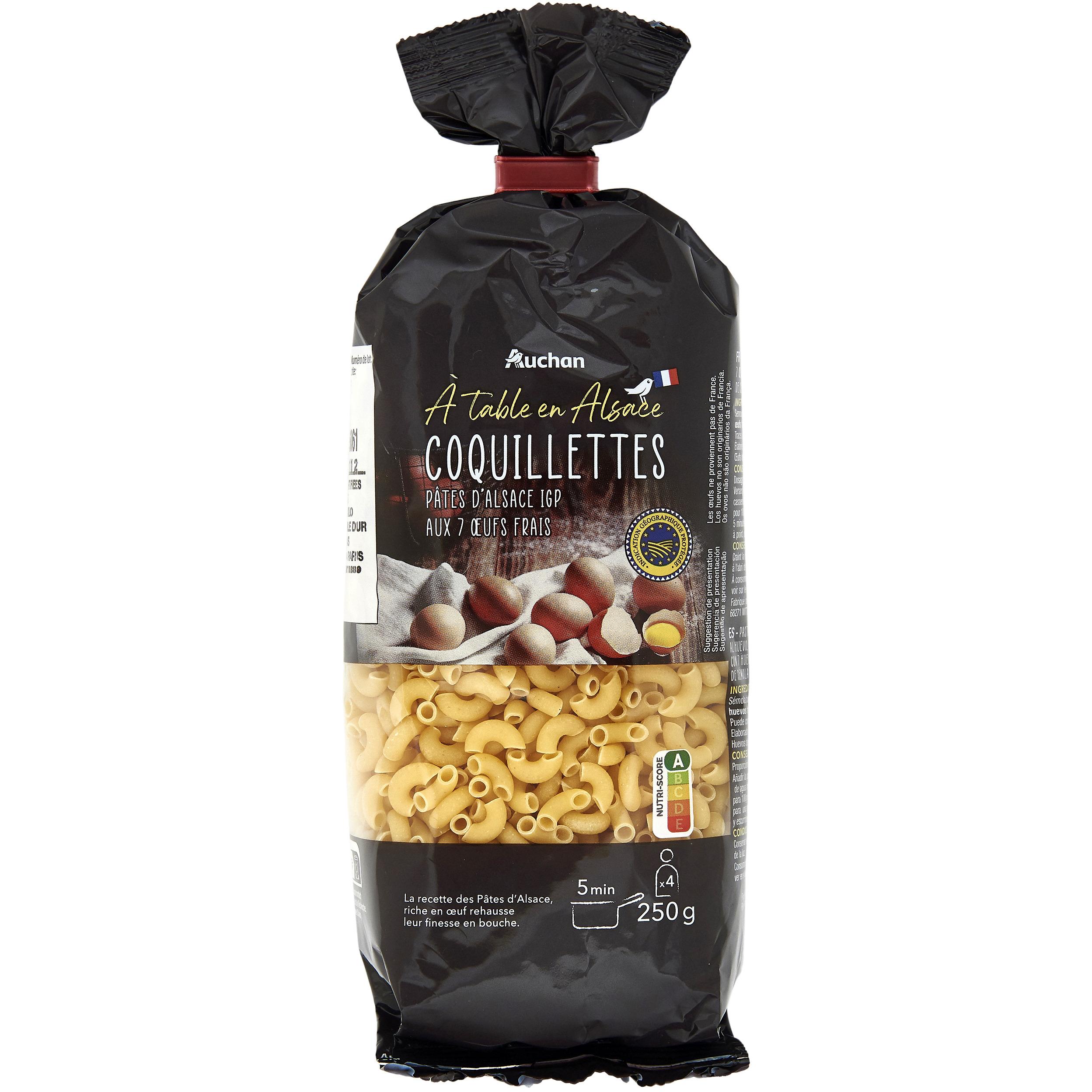 Pâtes coquillettes aux œufs frais Lustucru - 500g