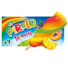 PIRULO Bâtonnet glacé goût tropical 4 pièces 320g