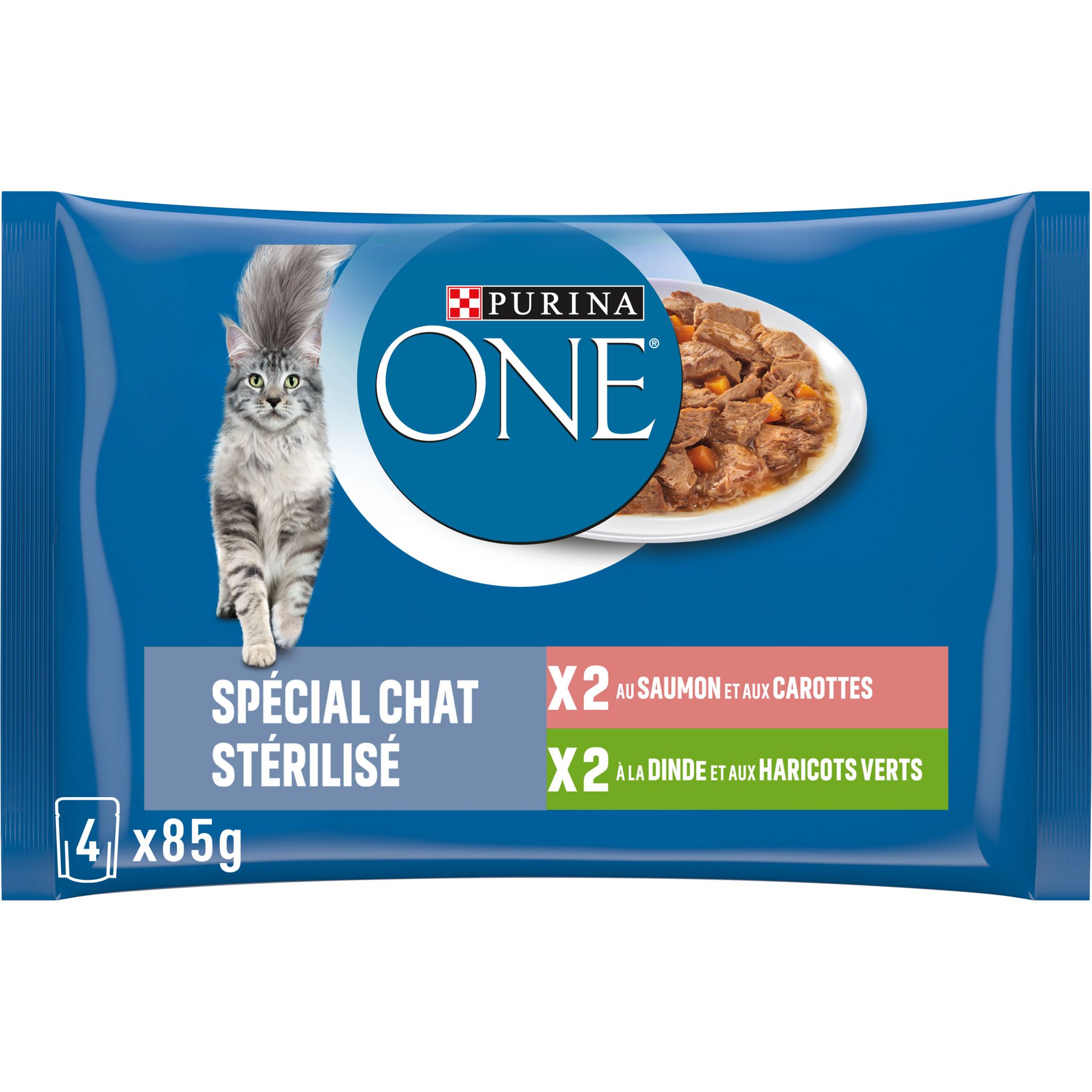 Pro Plan - Pâtée Sterilised au Saumon pour Chat Stérilisé - 85g