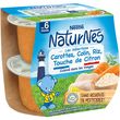 NESTLE Naturnes bol carottes merlu blanc et riz dès 6 mois 2x200g