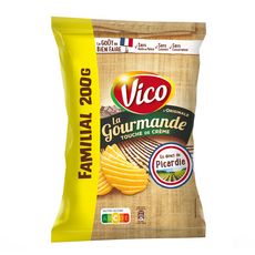 VICO Chips ondulées la Gourmande nature format familial 200g