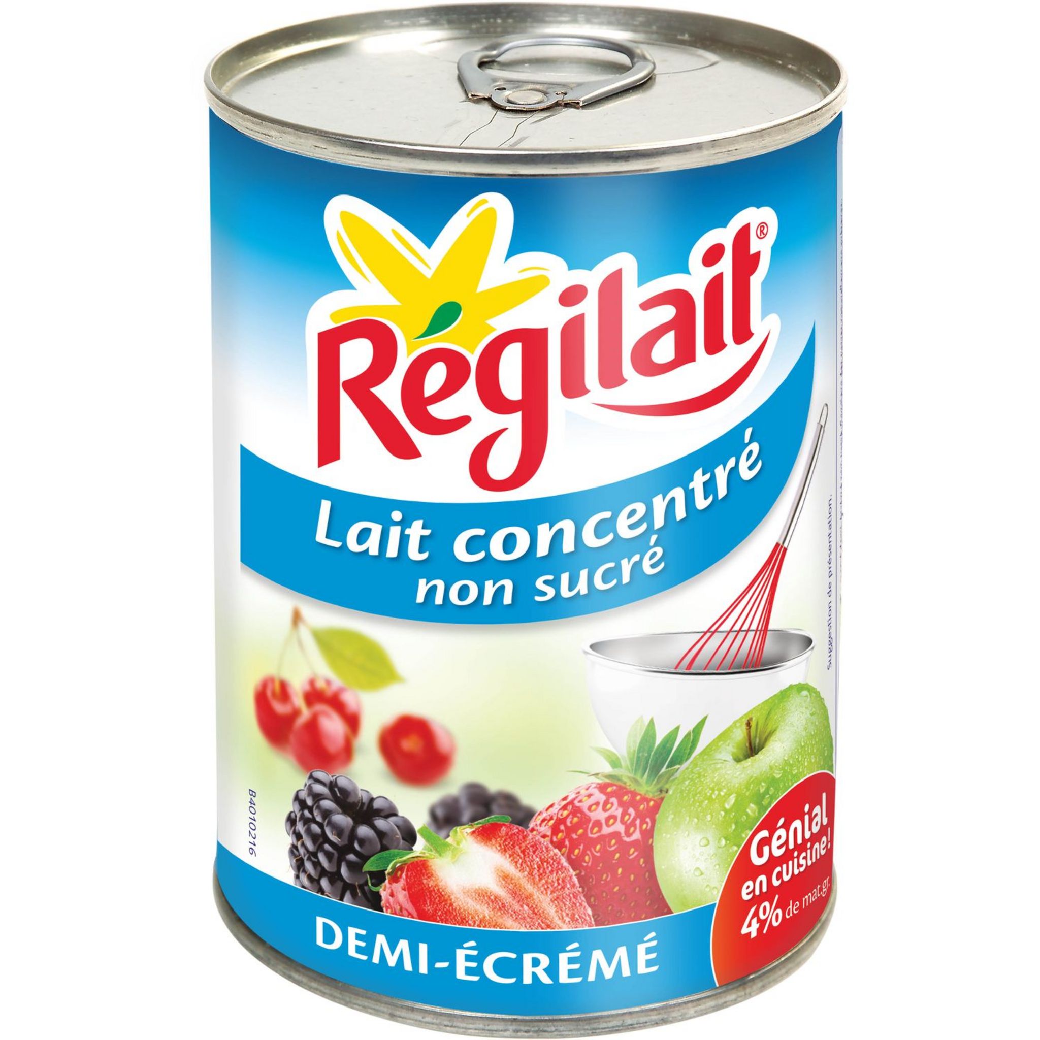 AUCHAN ESSENTIEL Lait concentré sucré 397g pas cher 