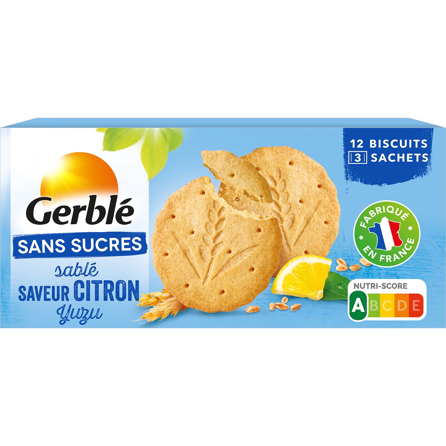 Auchan - Biscuits fibres sans sucres 170g