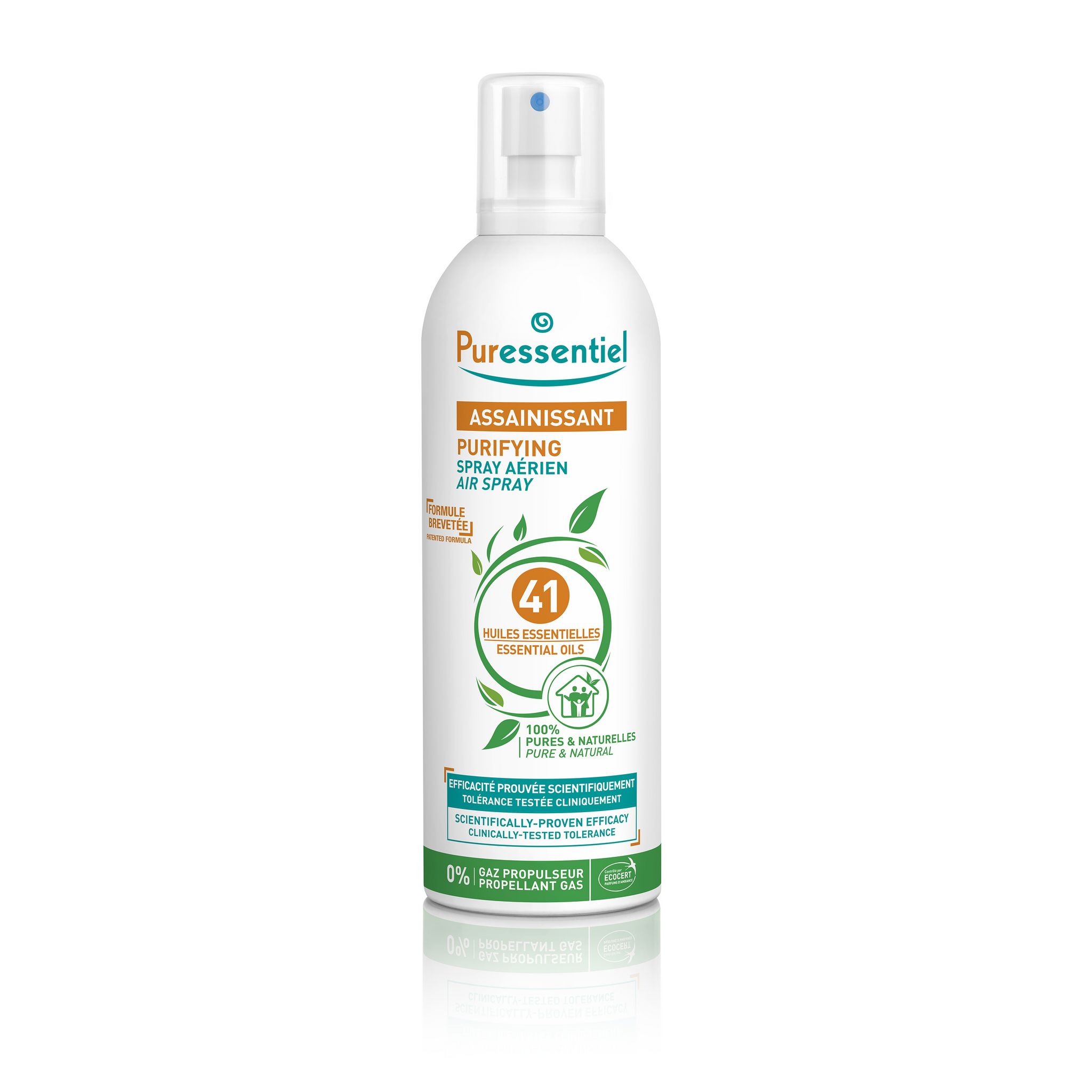 Spray assainissant 200ml aux 41 huiles essentielles + Gel