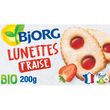 Bjorg BJORG Biscuits bio lunettes fraise sans huile de palme