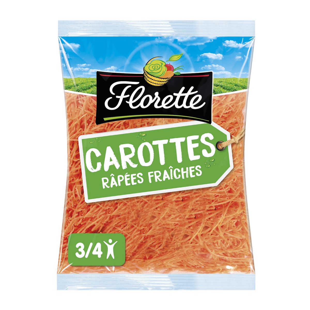 FLORETTE Carottes rapées 250g pas cher 