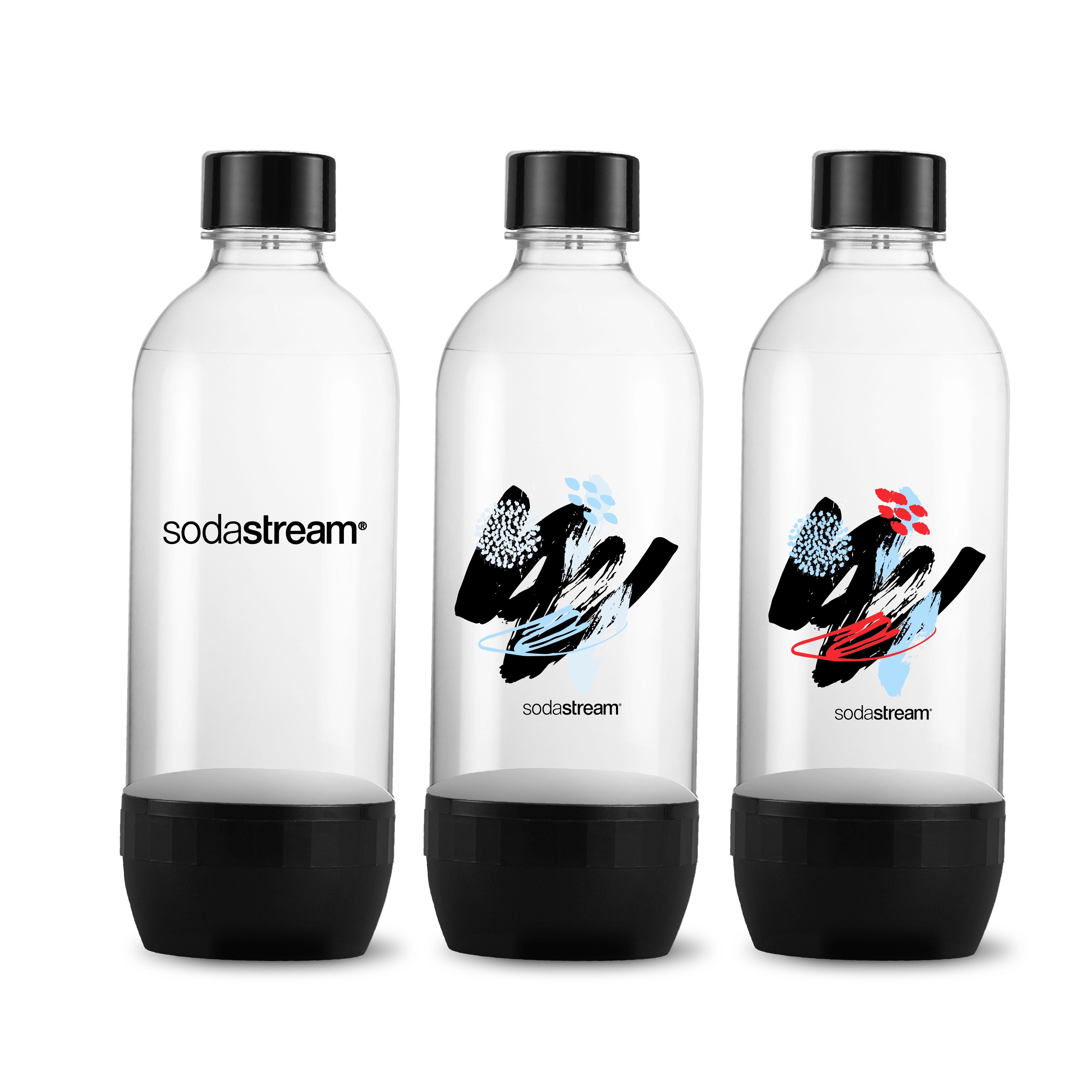 SODASTREAM Pack de 3 bouteilles grand modèle PET classique pas cher 