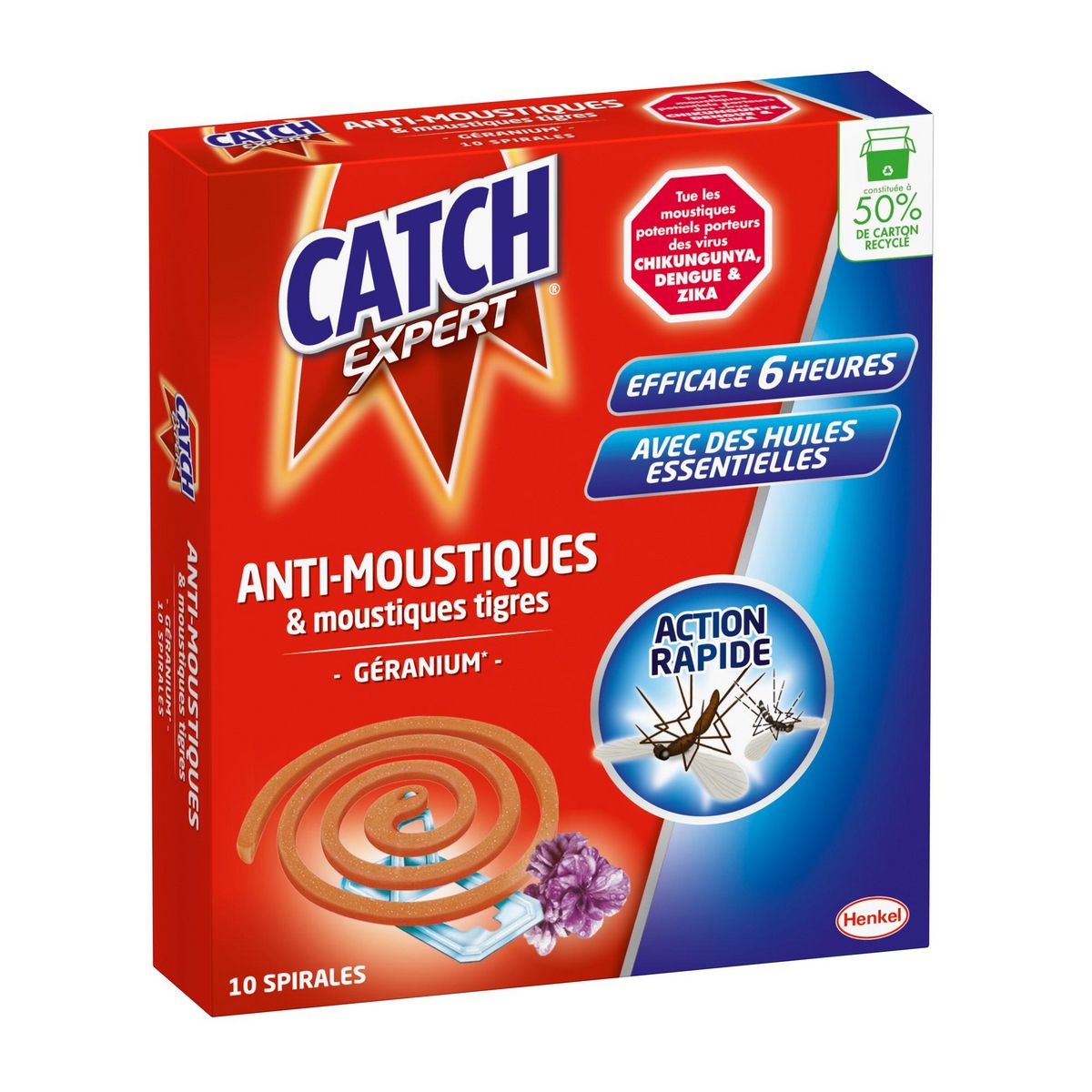 CATCH Plaquettes anti-moustiques, moustiques tigres et mouches