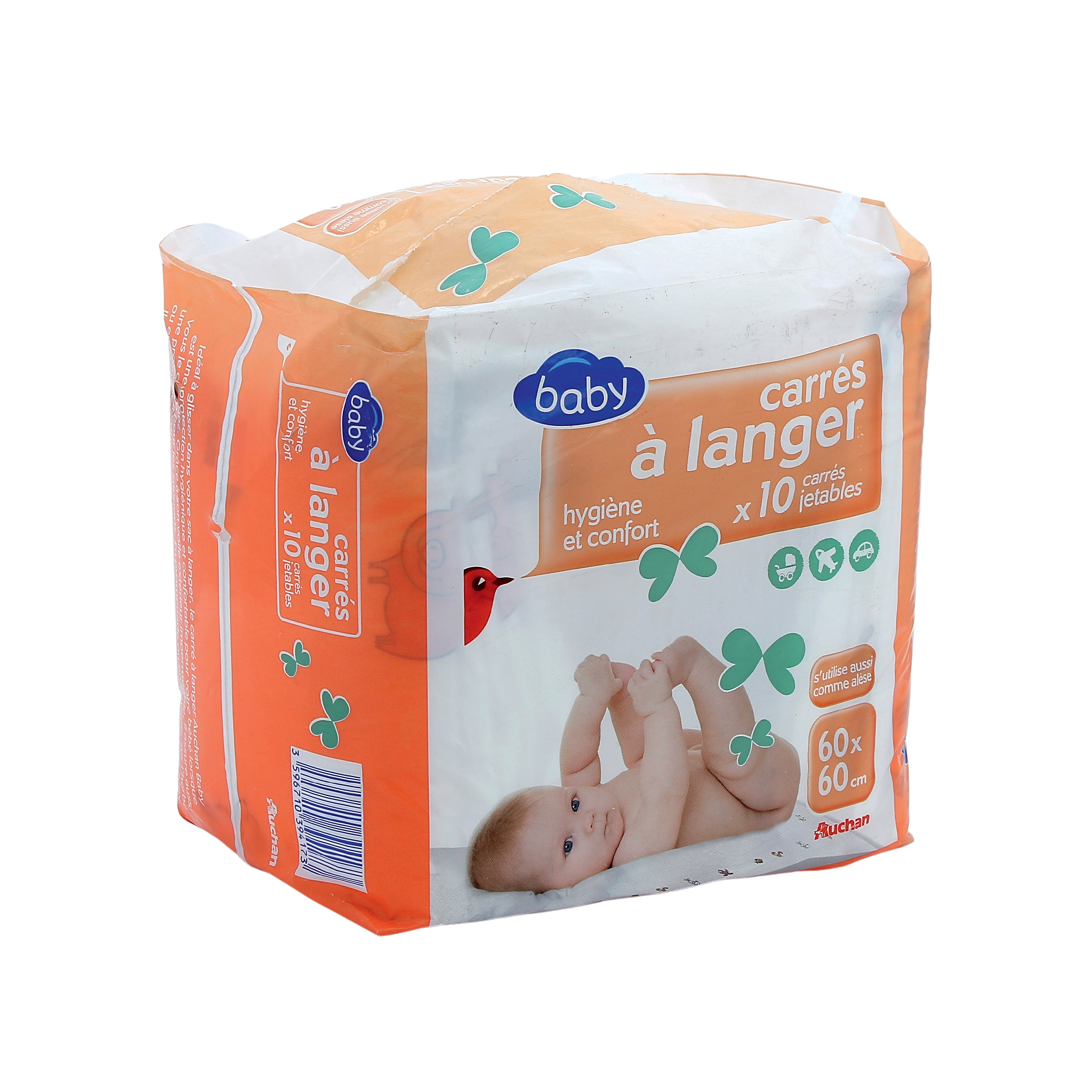 Grossiste Lingettes bébé visage et mains x64 - BIOLANE