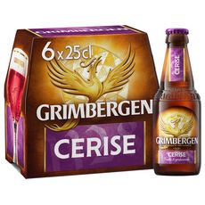 GRIMBERGEN Bière kriek aromatisée cerise 6% bouteilles 6x25cl