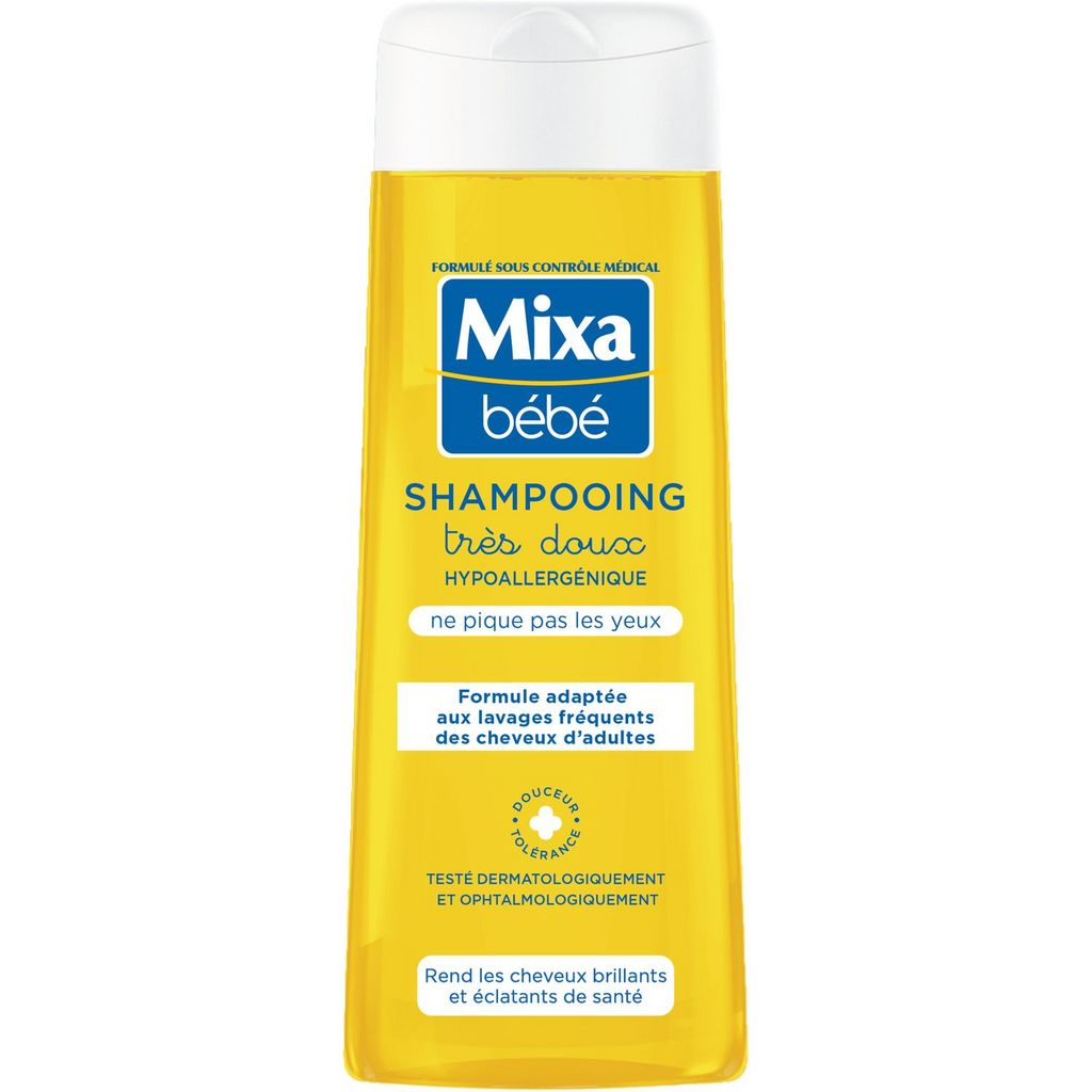 Mixa bébé Shampooing Très Doux Hypoallergénique 300 ml [ Maxi