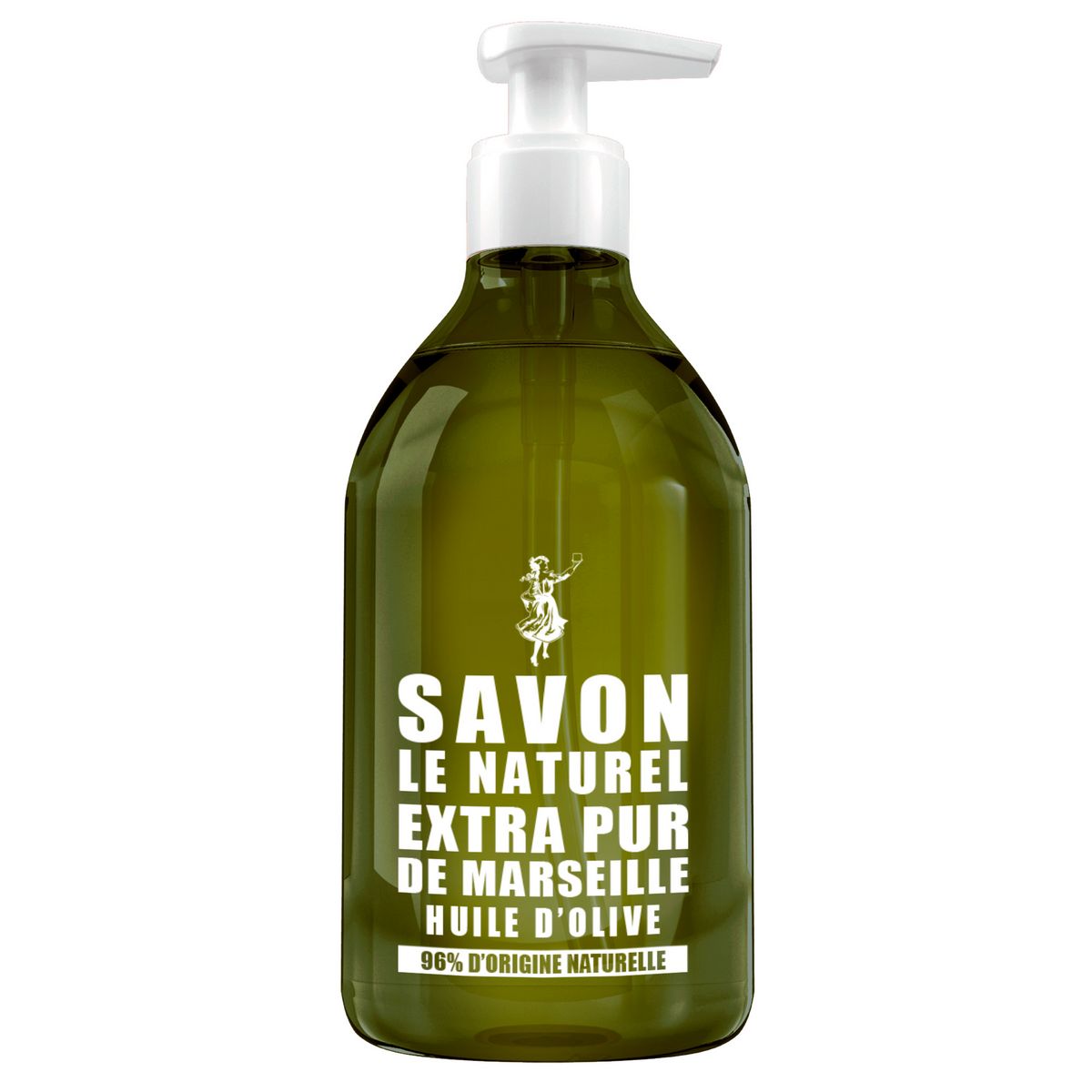 SAVON LE NATUREL Savon liquide extra pur de Marseille à l'huile d'olive 500ml
