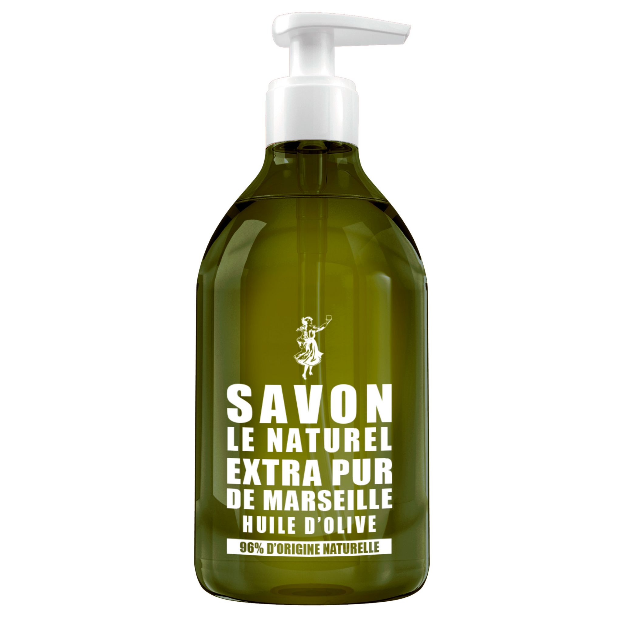 LOT DE 4 - SAVON LE NATUREL - Savon Liquide Extra Pur de Marseille -  recharge de