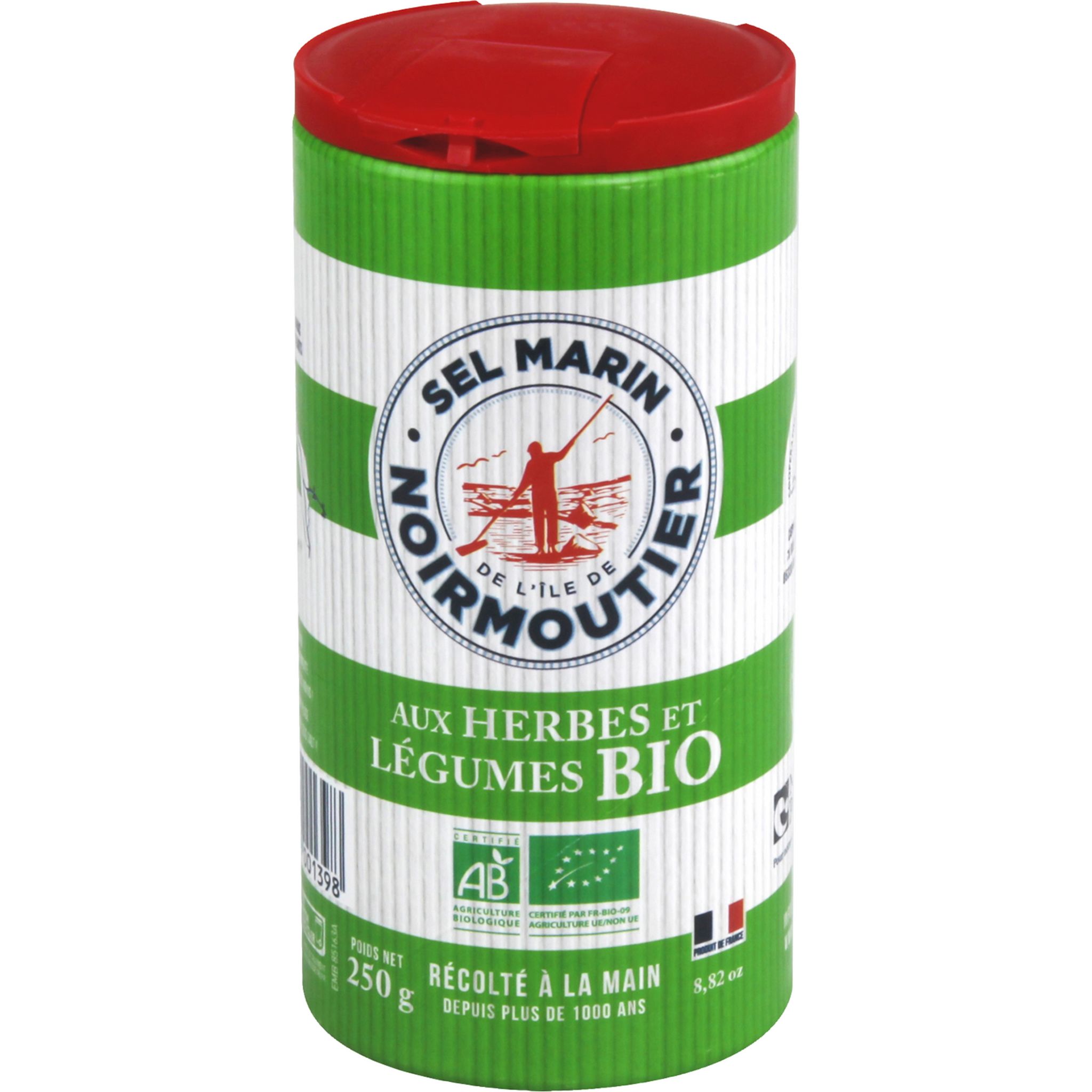 LA BALEINE Sel de mer fin -50% de sodium 350g pas cher 