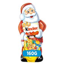 KINDER Moulage père Noël en chocolat 1 pièce 160g
