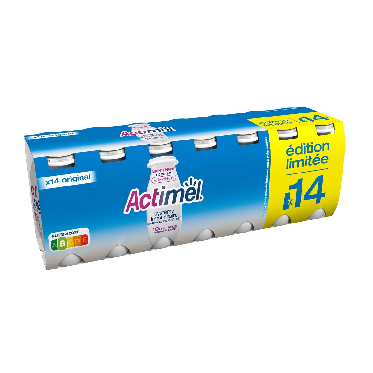 ACTIMEL Yaourt à boire nature 14x100g pas cher 