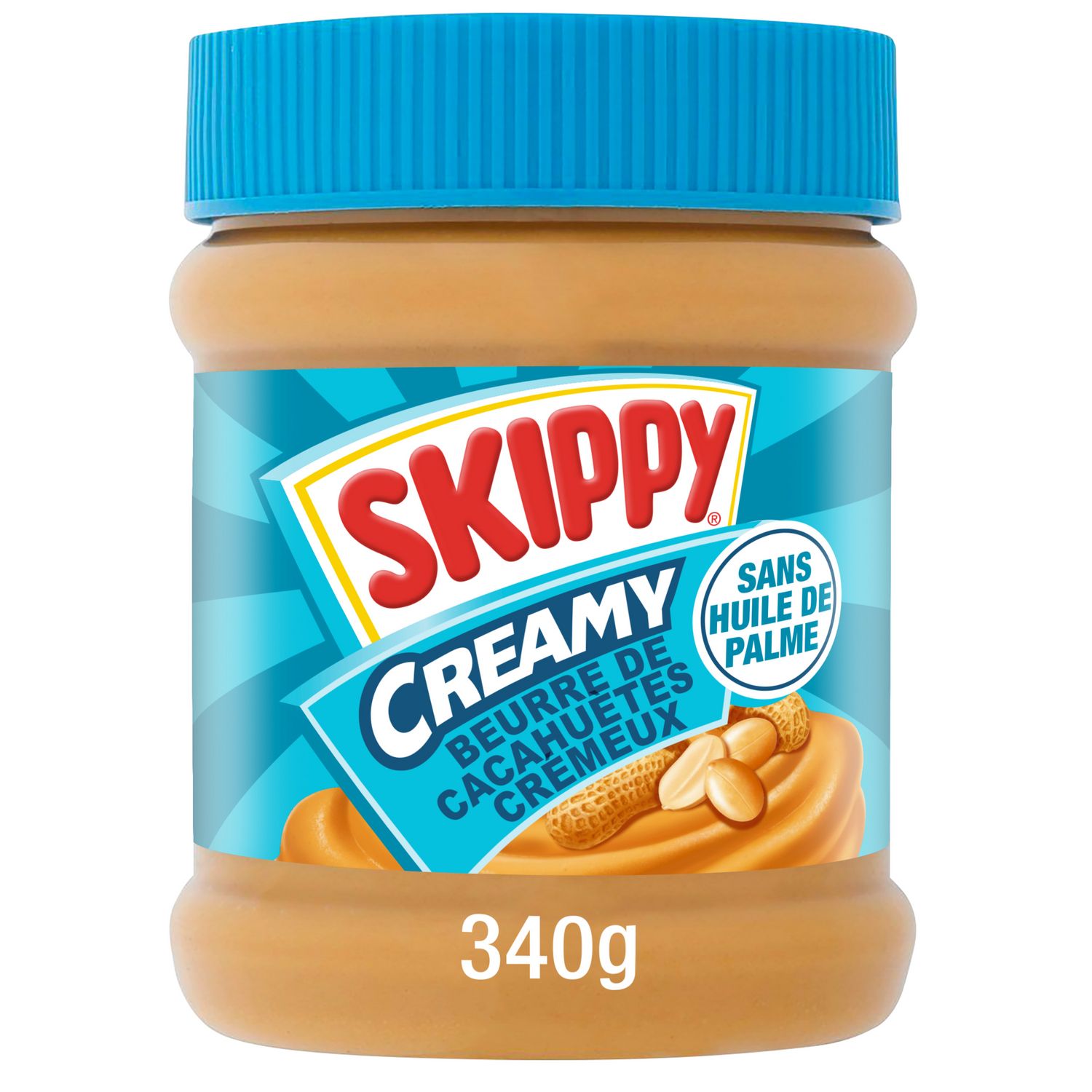 SKIPPY Beurre de cacahuète extra crunchy 340g pas cher 