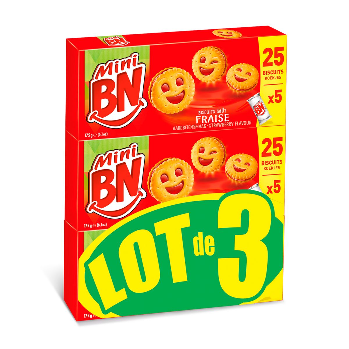 Mini Strawberry flavour - BN - 175g